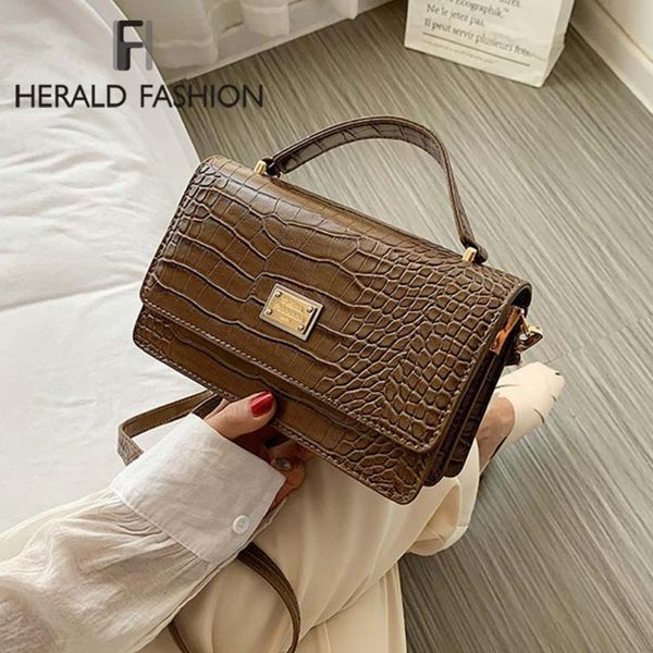 

crocodile pattern crossbody bags for women 2020 small chain handbag small bag pu leather hand bag ladies designer evening bags
