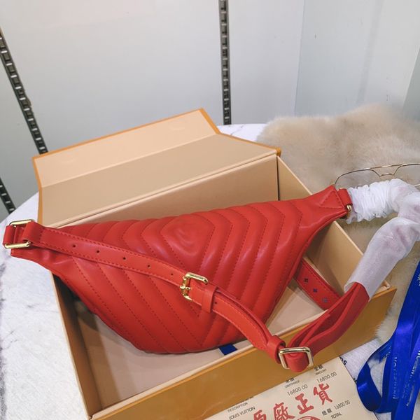 

calfskin real leather waist bag women men chest bag pack classic letter belt shoulder bags design crossbody bag ladies fannypack