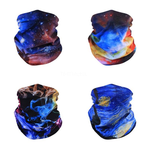 

bandanas scarves multifunctional outdoor cycling masks scarf magic turban sunscreen hair band riding cap multi styles#257, Black