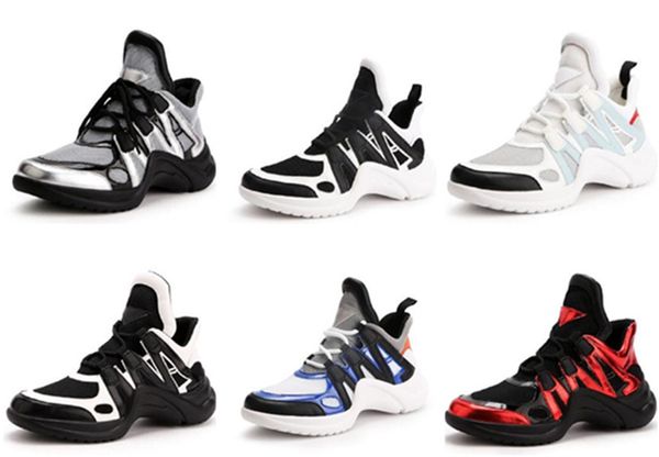 

fashion running shoes men women clunky sneaker black dad shoes genuine leather sports shoes wholesale shoe popular triple s