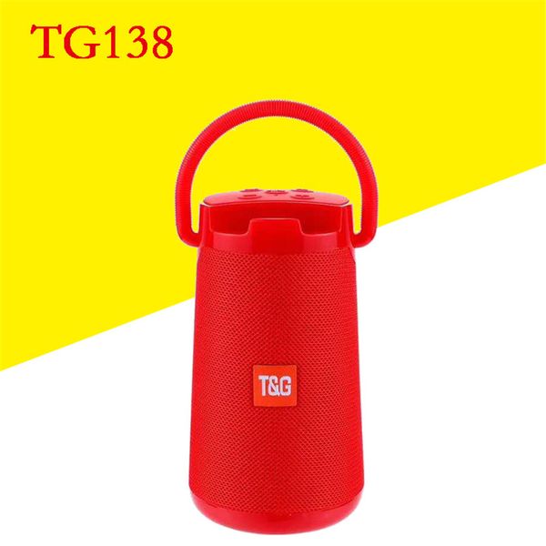 

tg138 portable bluetooth wireless speaker waterproof speaker mobile phone bracket fabric loudspeaker box
