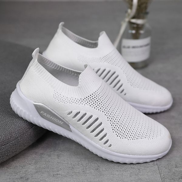 

bjakin woman fashion casual running shoes size 35-42 breathable summer sock sneakers slip on mesh sport shoes zapatillas mujer