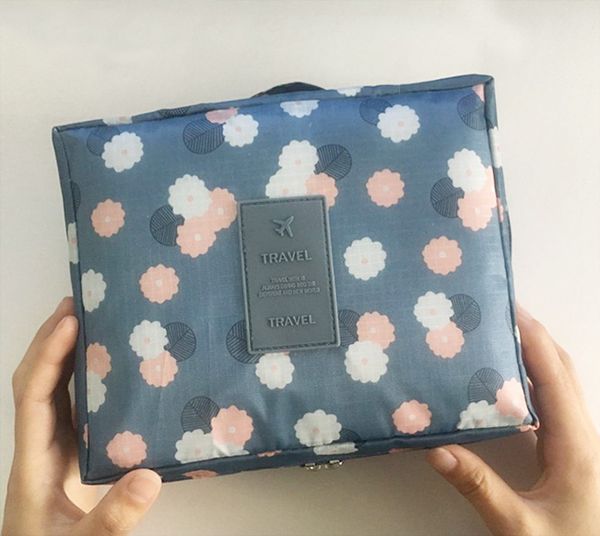 

printed travel storage bag womens cosmetic bag mens travel wash bag multi-function travel storage pouch