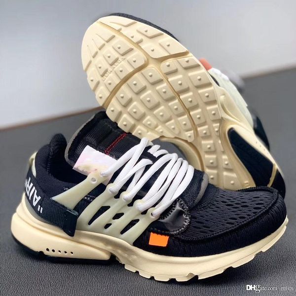 

off presto 2.0 running shoes man woman air black muslin white cone authentic sneakers outdoor sports trainers with original box