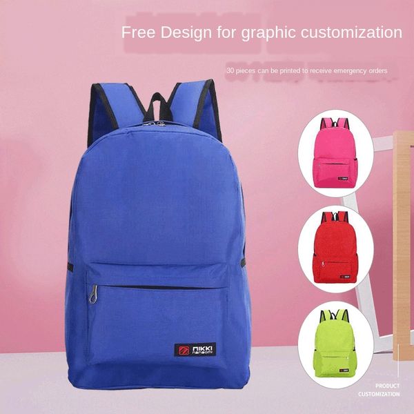 

korean style pupil children's schoolbag boys bag backpack backpack' and girls' grade 3-6 backpack printable, White