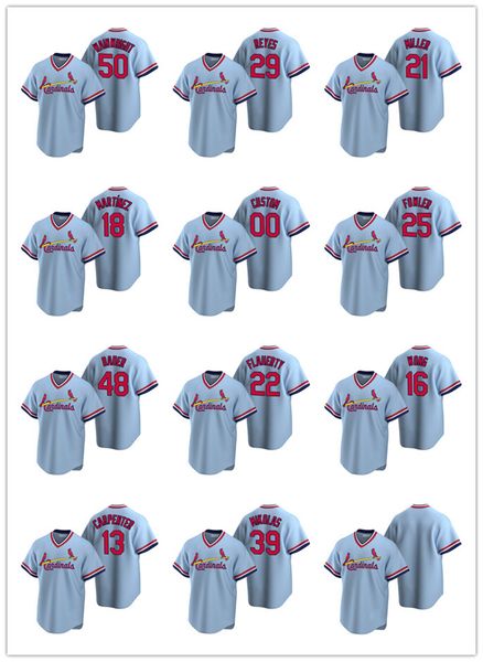 

st. louis cardinals men womem youth 16 kolten wong 1 ozzie smith 46 paul goldschmidt cooperstown collection jersey, Black