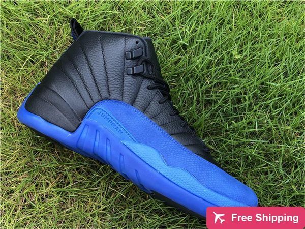 

2020 новый релиз аутентичные 12 игра royal мужчины баскетбол обувь top черный синий спортивный тапок real carbon fiber 130690 -014 с коробко