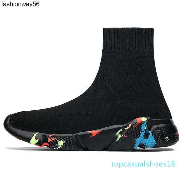 

shoes upuper casual men fashion sneakers big size :35-47 light high breathable socks shoes men black blue t16