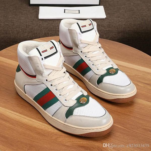 

winter men shoes sneakers luxury zapatos de hombre leather high -sneaker luxury mens shoes casual stivali da uomo fashion ankle boots