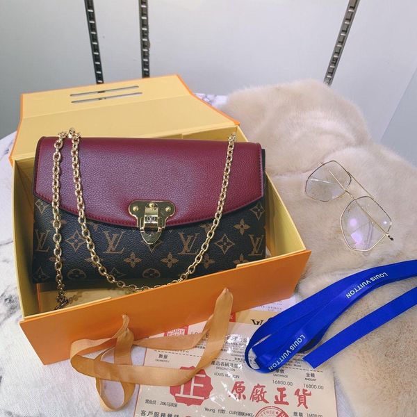 

women bag with origin box luxury designer chain leather shoulder bags small flap womens crossbody bag messenger bags