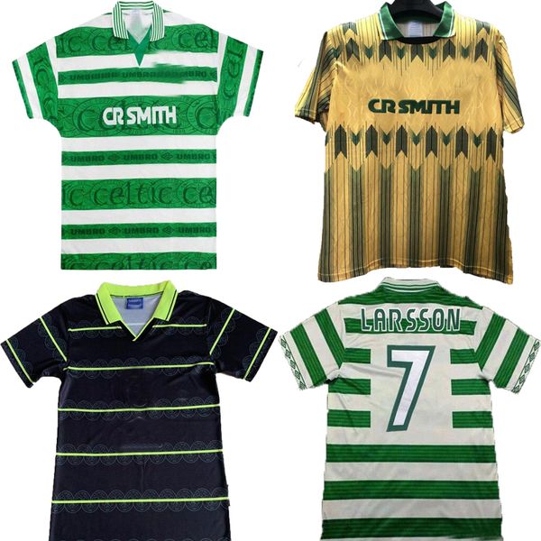 

retro 1980 1991 1992 1995 1997 1998 1999 celtic soccer jerseys 95 96 97 99 larsson nakamura keane 91 92 celtic yellow sutton football shirts, Black;yellow