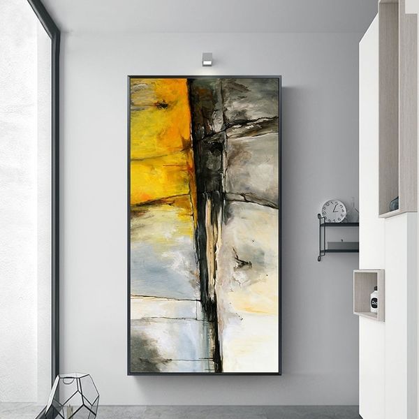 

modern colourful canvas oil painting abstract wall art poster and prints nordic wall pictures for living room dining room home decoration