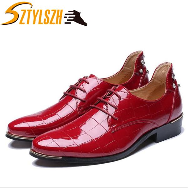 

mens shoes large sizes italy formal shoes for men british style business mens dress wedding man leather office shoe 37-50, Black
