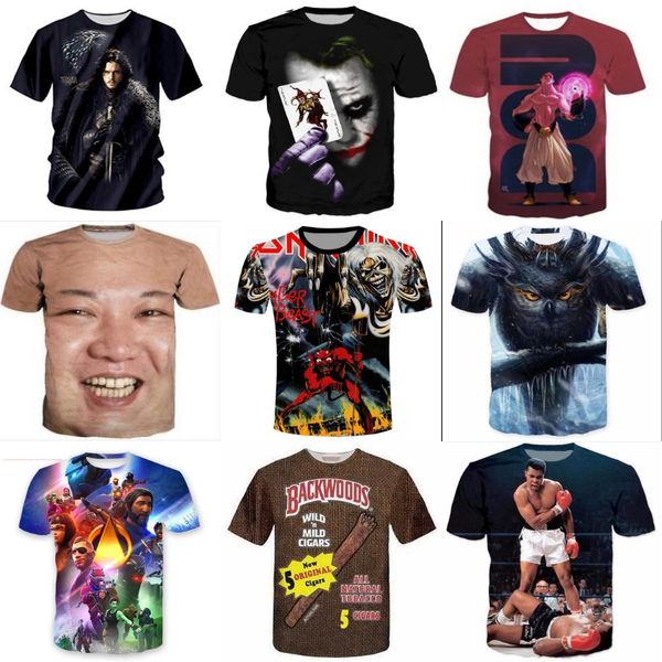 

game league of legends 3d printed t-sirt yasuo zed leesin t sirt casual sorts tsirt sort sleeve summer 6xl streetwear#621, White;black