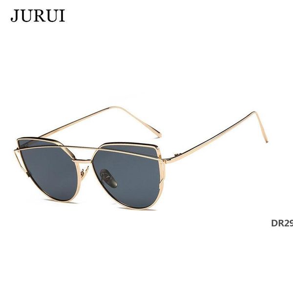 

2019 women fashion cat eye sunglasses men vintage metal frame eyewear brand cherry sun glasses uv400dr29, White;black