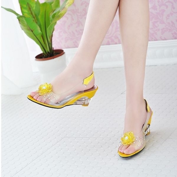 

bonjomarisa big size 34-43 factory price rome stylish fashion wedge heel sandals dress casual shoes sandals xb140 cs01, Black