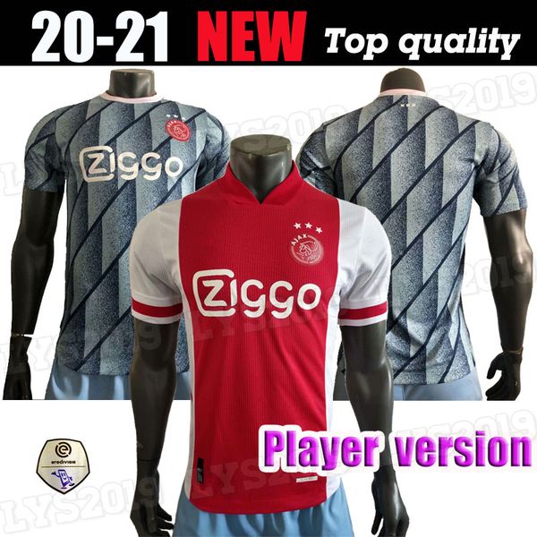 

20/21 ajax версия дом футбол джерси 2020 ajax away neres тадич de ligt ziyech футбол рубашка футбольная форма, Black;yellow