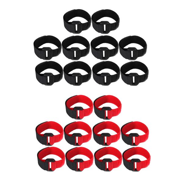 

20pcs no-crow rooster collar no crow noise neck belt for roosters red black