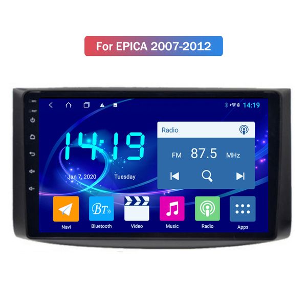 Android 8 Core Video Video Radio Player para Chevrolet Epica 2007-2012 com 4 GB de RAM GPS estéreo BT