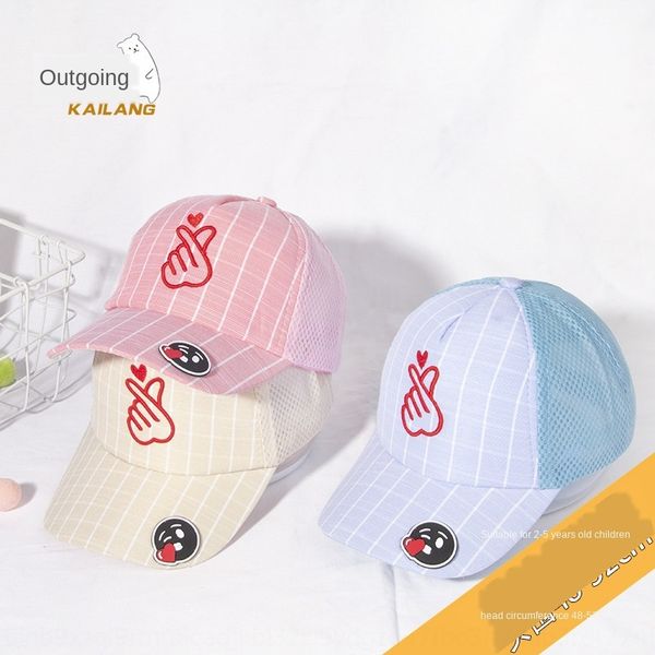 

весна и лето чистых летней бейсболки солнца мальчики и девочки от сердца к сердцу бейсбола вс hat детской зонт колпачка детской шапка, Yellow