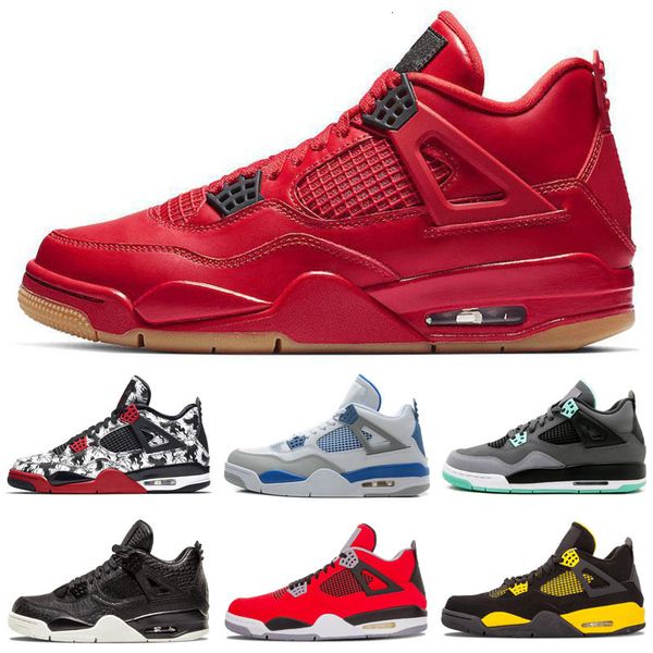 

новый новый jumpman 4 свободных дэй 4s nrg дети баскетбол обувь travis iv огонь красный белый черный фиолетовый синий аутентичные кроссовки, Black