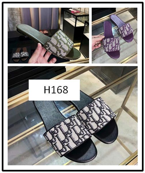 

2020 high-quality women slippers woman shoes sandals zapatos mujer chaussure femme sapato feminino sandalias oblique series size 38, Black