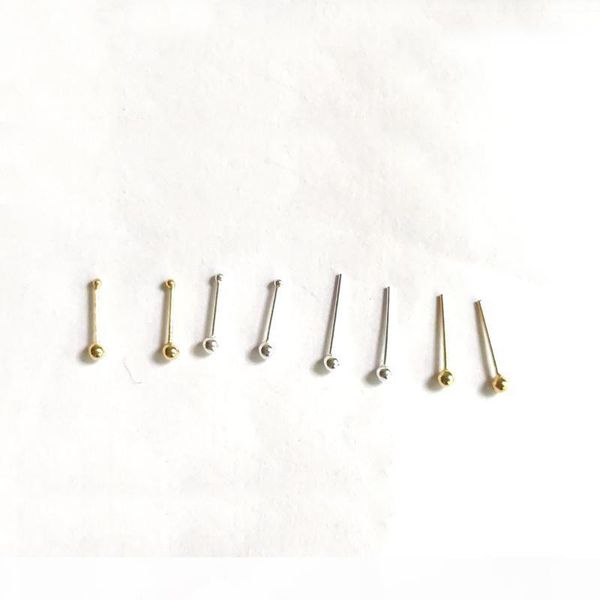 

pack of 36pcs 925 sterling silver 1.8mm plain ball nose studs nostril piercing body jewellery