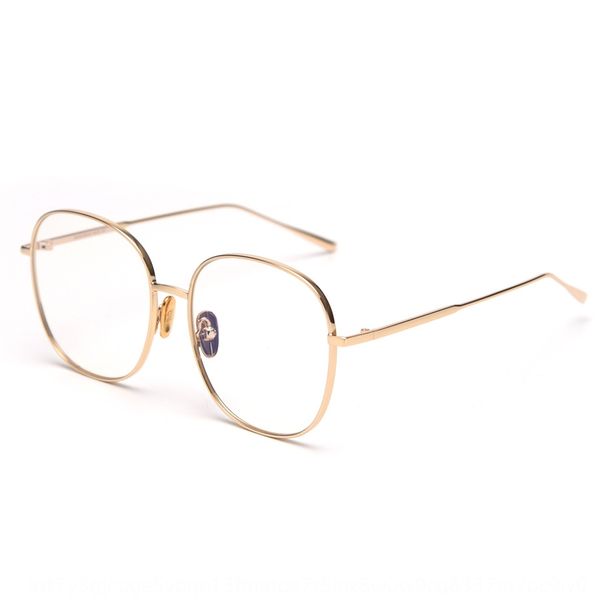

s31323 metal plain large without makeup s31323 metal plain glasses large frame glasses frame without makeup, Silver