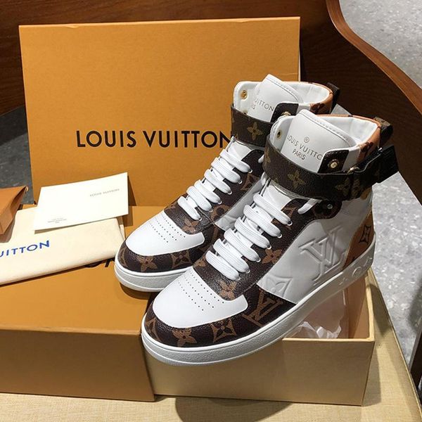 

2020 couple shoes fashion luxury mens leather casual sport shoes,personality wild high mens casual shoes size 35-46 00313, Black