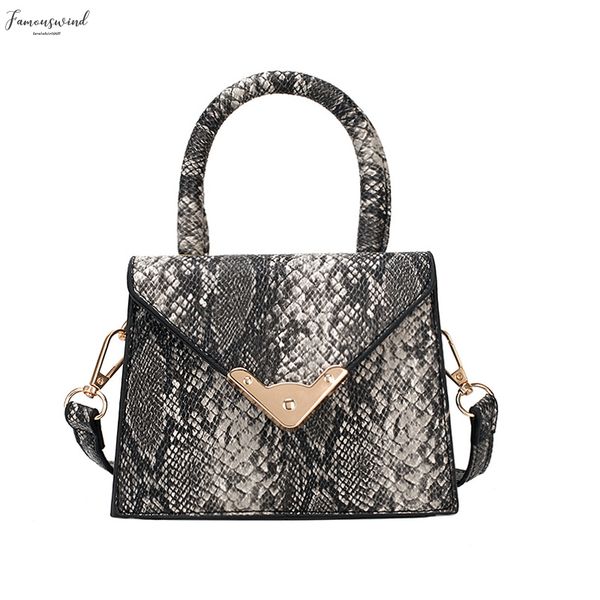 

bxx] womens single shoulder crossbody bag all match 2020 personality snake portable bag female vintage handbag serpentine package hf206