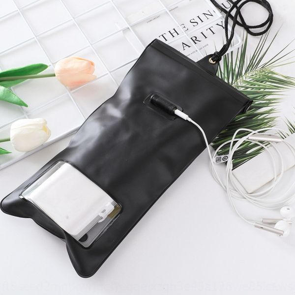 

cellphone magic sticker waterproof bag with earphone line sealed large magic sticker rechargeable waterproof bag