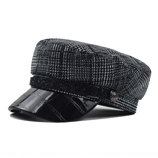 

pu beret pu beret octagonal hat octagonal hat, Blue;gray
