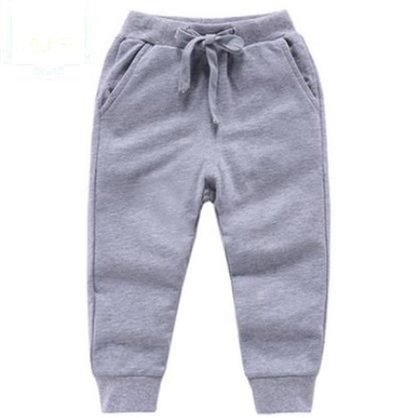 Cotton Pants Solid Boys Sport Pants DIY Children Girls Trousers Casual ...
