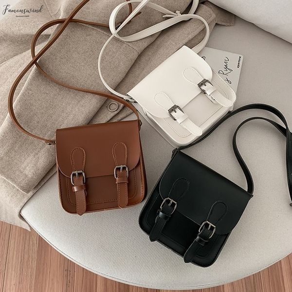 

womens solid color double pu buckle large capacity shoulder crossbody messenger bag handbags mochila bolsa mujer feminina 35