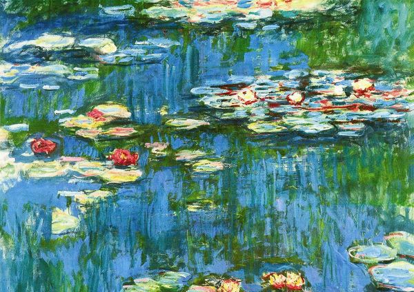 

claude monet - water lily home decor handpainted &hd print oil painting on canvas wall art canvas 200712