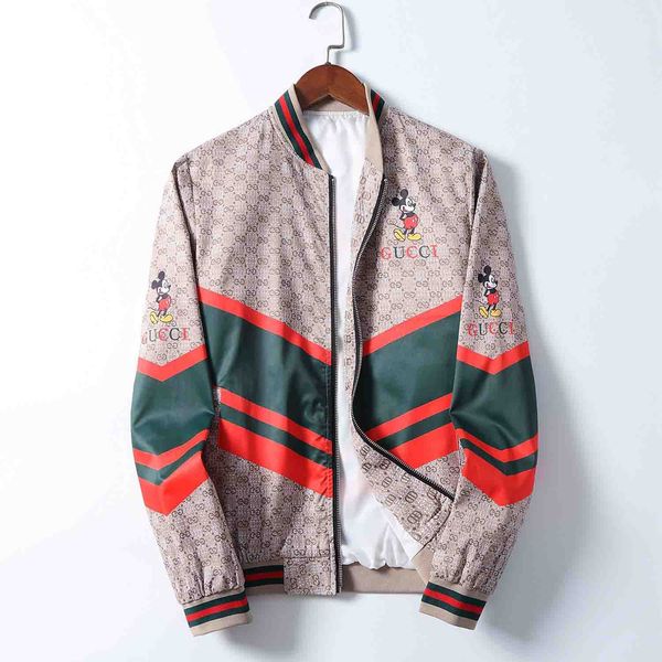 

2020ss new autumn/winter menswear zipper coat fashion casual long sleeve hooded windbreaker coat sport windbreaker for men and women, Black;brown
