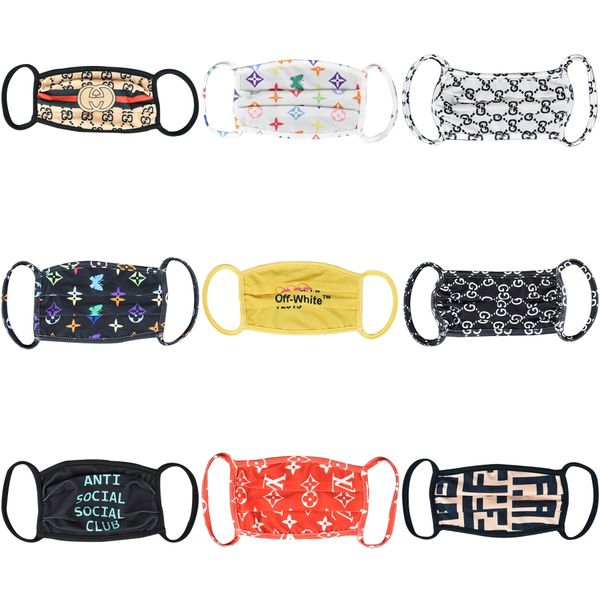 

designer mask custom mask logo personalized mouth face mask black ice silk cotton breathable dustproof reusable masks for adult#715, Blue;pink