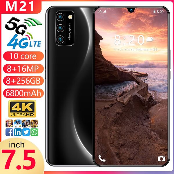 

high-quality m21 smart phone 7.5-inch large-screen android mobile phone