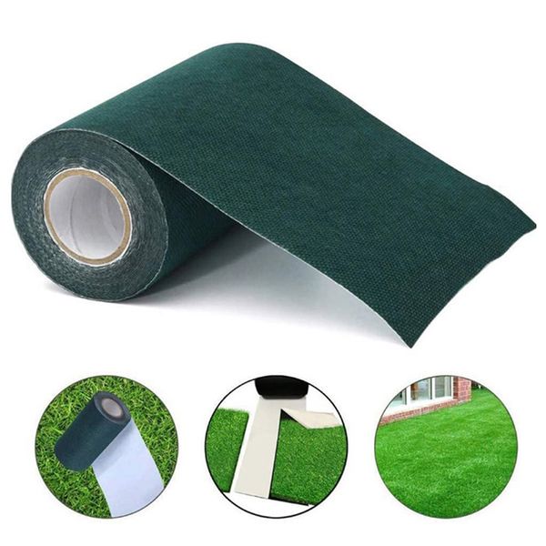 

размер s / l сад самоклеющиеся соединение зеленый синтетическая лента газон трава искусственная трава закатки украшение травы фуговальные