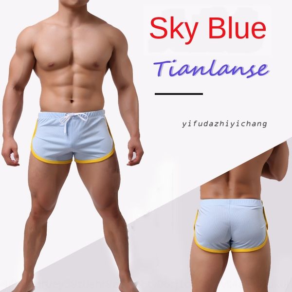 

quick-drying men's casual 3-piece shorts with nest boxer sports shorts sports pants pants fashionable, Black;white