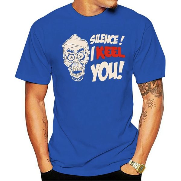 

мужчины майка jeff dunham achmed silence i киль вы t shirt black смешной тенниска новинки тенниска женщины, White;black