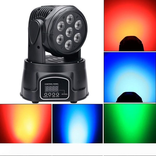 

7* 12w 4 in 1 high brightness rgbw mini led moving head wash light,stage moving head light