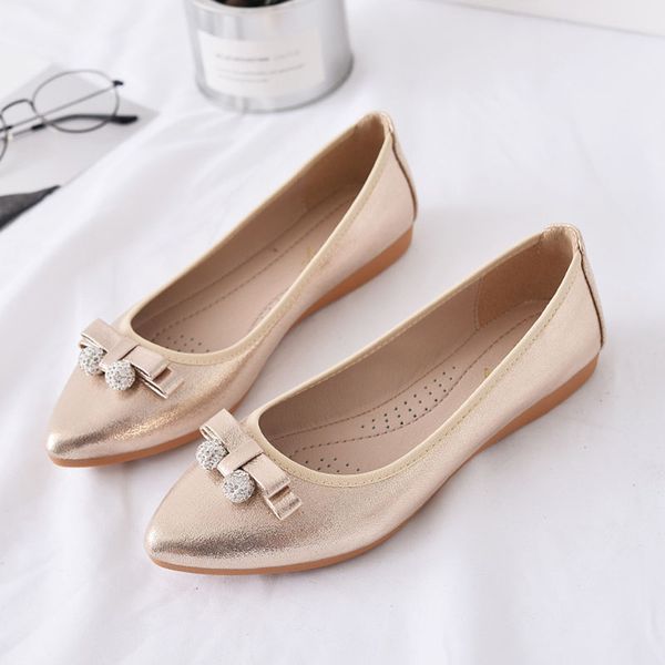 

nice ladies shoes women pointed toe dress shoes women black woman flat crystal bowtie flat heel cs07