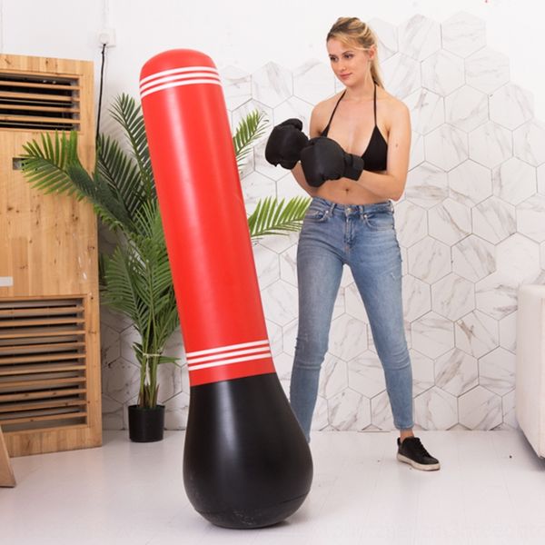 

1.5 m red tumbler tumblerinflatable tumblerpillar children's inflatable pillar vertical practice boxing sandbag new boxing tumbler