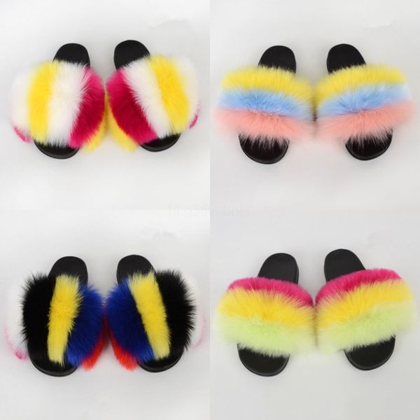 

women genuine leather non-slip shoes slides summer beach indoor flat g sandals slippers house flip flops with spike slides sandal 63#601, Black