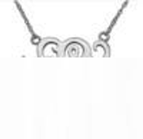 

wholesale-925 sterling silver personalized initial necklace necklace pendent personalized jewelry