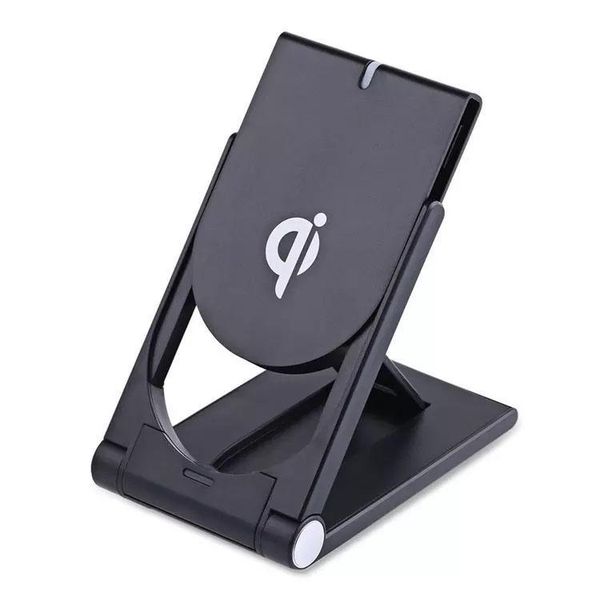 

qi wireless charger adjustable q11 for iphone 11 x 8 stand dock folding phone holder for samsung s8 s9 s10 note wireless charging pad uxzekd