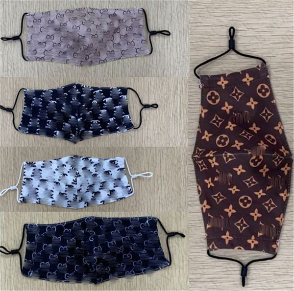 

childrens washable mask luxury summer designer face mask brand letters mouth cover kids boys girls double layers protective masks dhl d72302, Blue