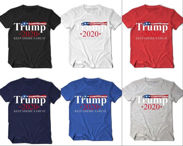 

Donald Trump 2020 Couples T-shirt Top Tees Keep America Great Letters Printed Short Sleeve T-shirt Unisex US Election Shirt XS-4XL FY6075