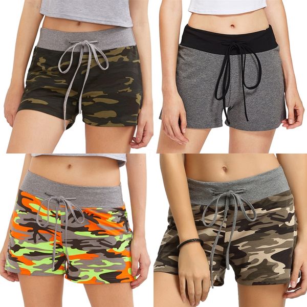 

summer women fashion shorts high waist sashes solid color shorts plus size ladies casual slim shorts t200704#8081, White;black